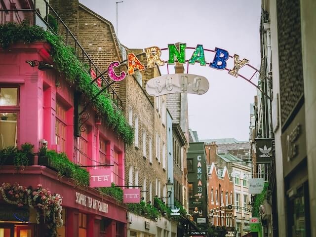 Carnaby Street in Soho, London
https://thestylecadet.com
