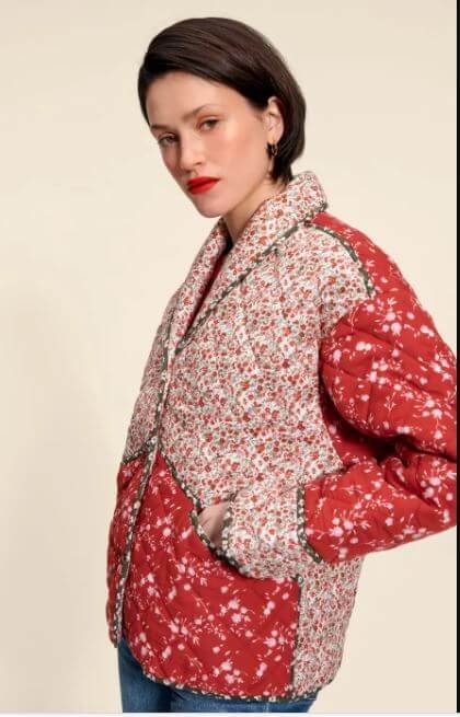 Quilted patchwork Autumn coat