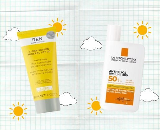 One mineral sunscreen and one chemical sunscreen. Either of them could be the best sunscreen for winter, depending on your skins requirements.