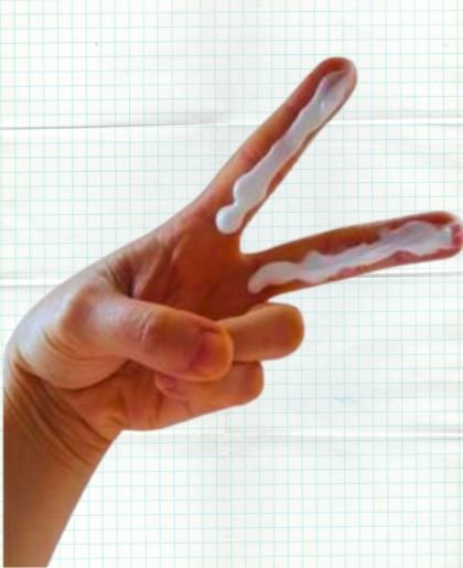 The two-finger rule for sunscreen