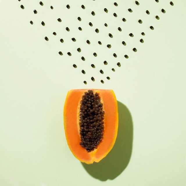 What are enzyme peels made from?
A picture of a papaya