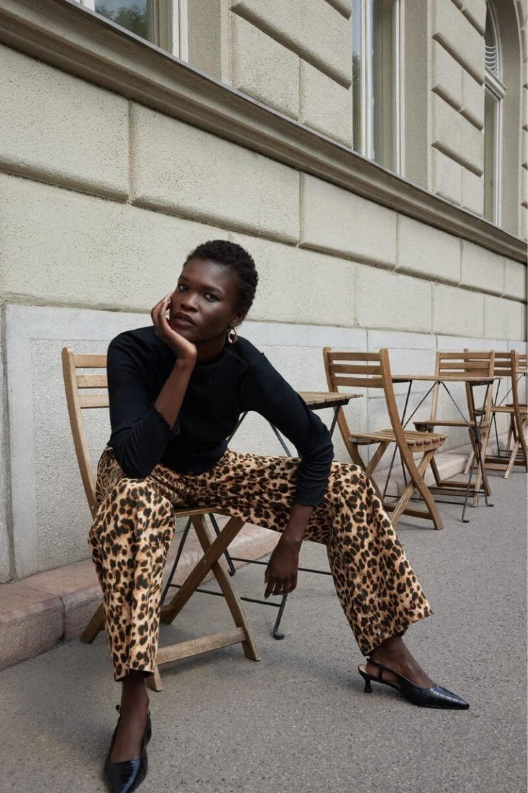 Leopard Bobtail Jeans