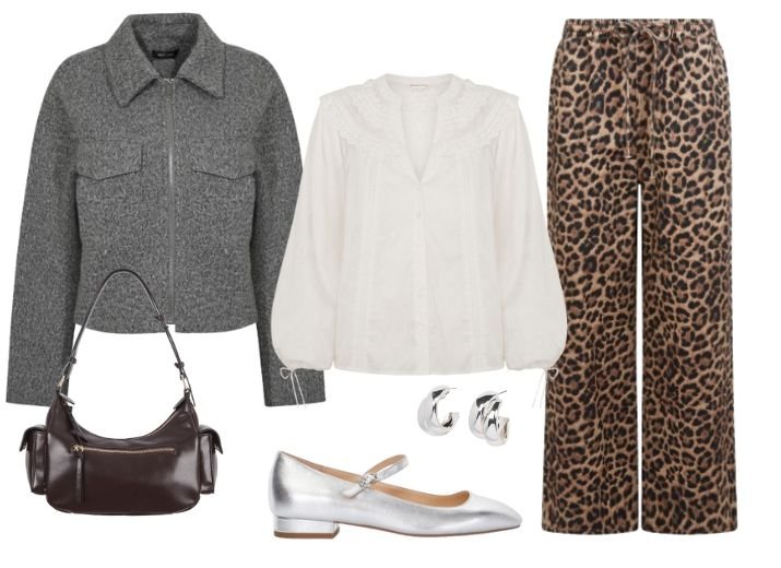 How to style leopard print jeans for a chic and simple look