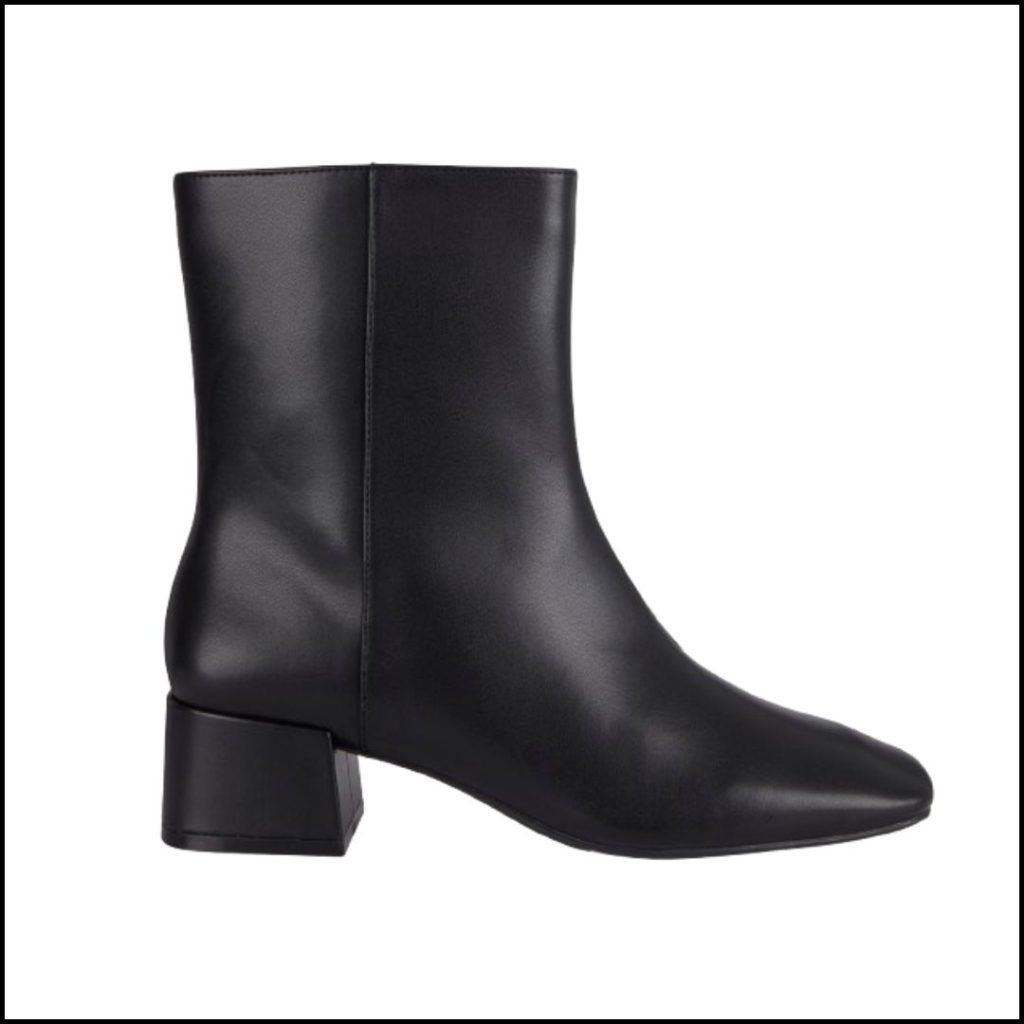 Block Heel Ankle Boots