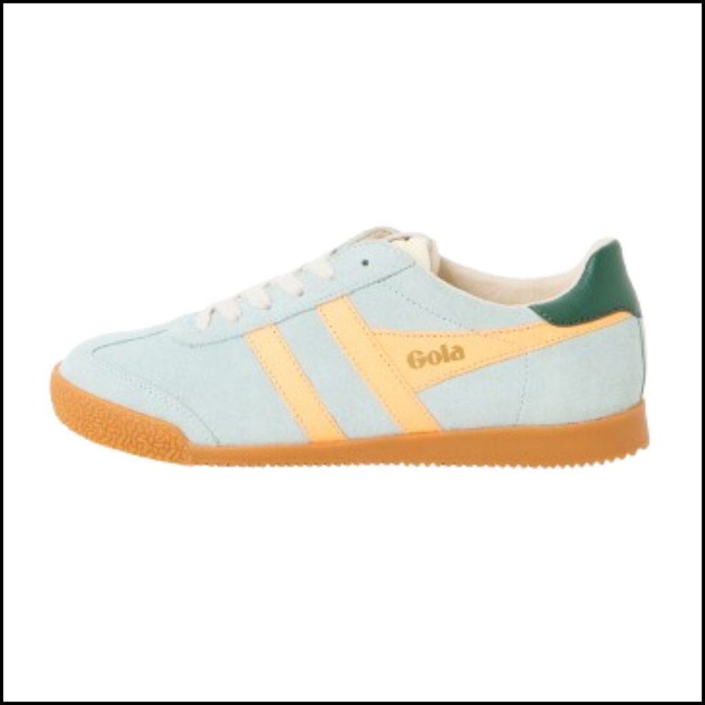 Gola green and orange trainers
