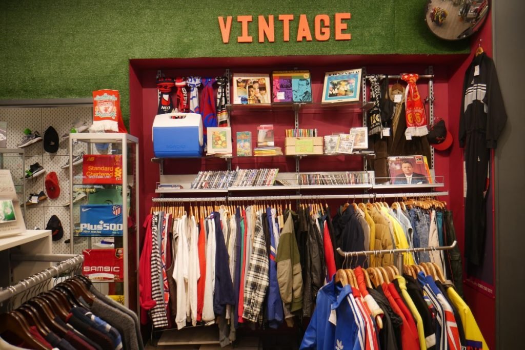 Inside British Heart Foundation charity shop in Manchester