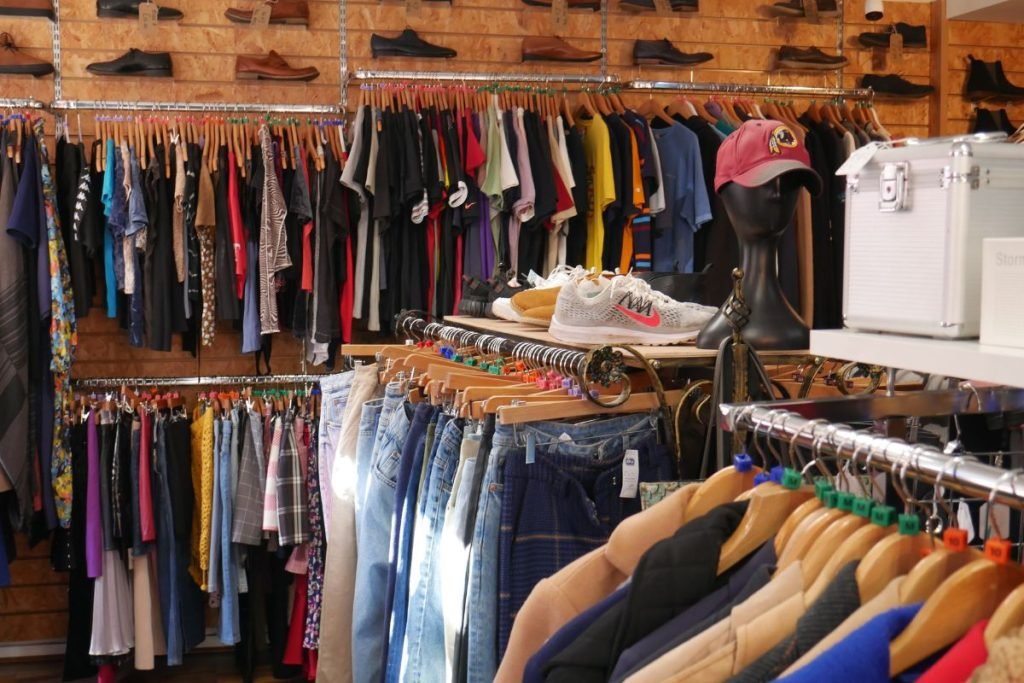 RSPCA charity shop in Manchester's Northern Quarter.