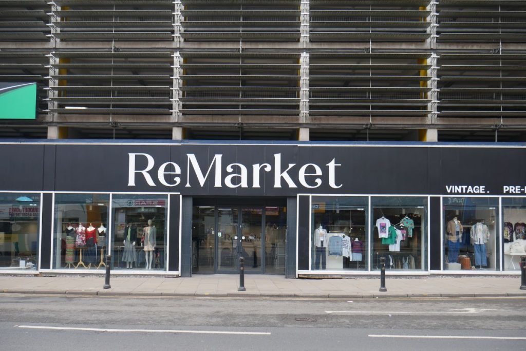 ReMarket, one of the biggest vintage shops in Manchester city centre.