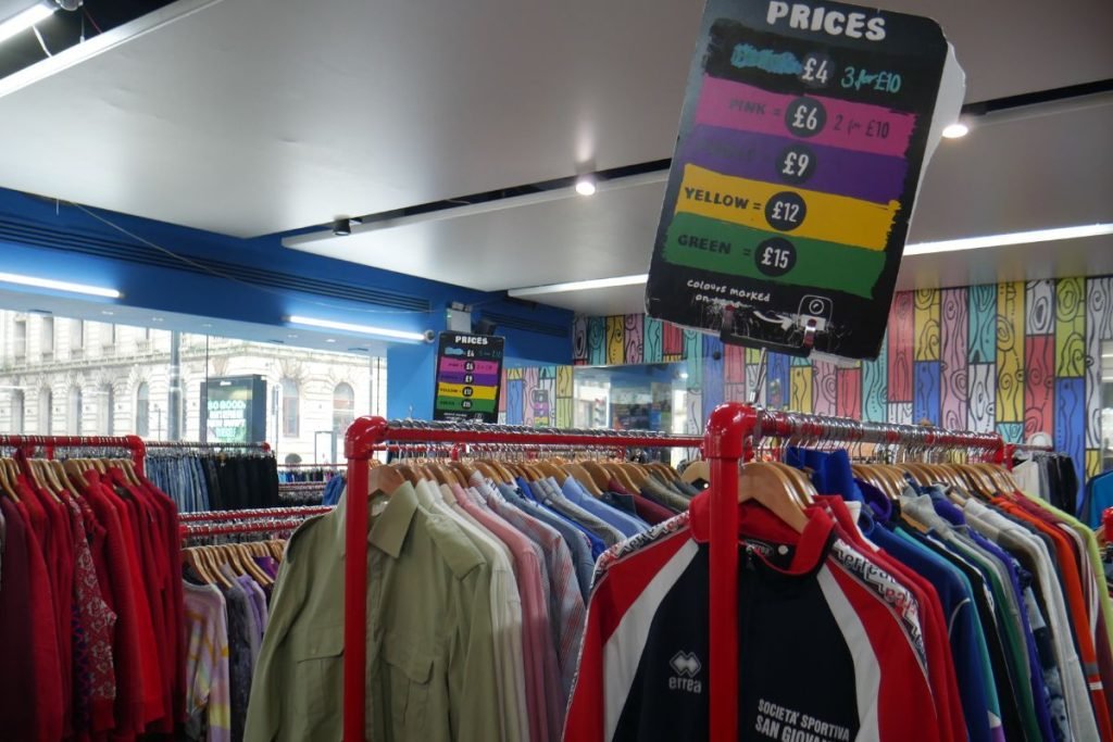 Thrift shop in Manchester