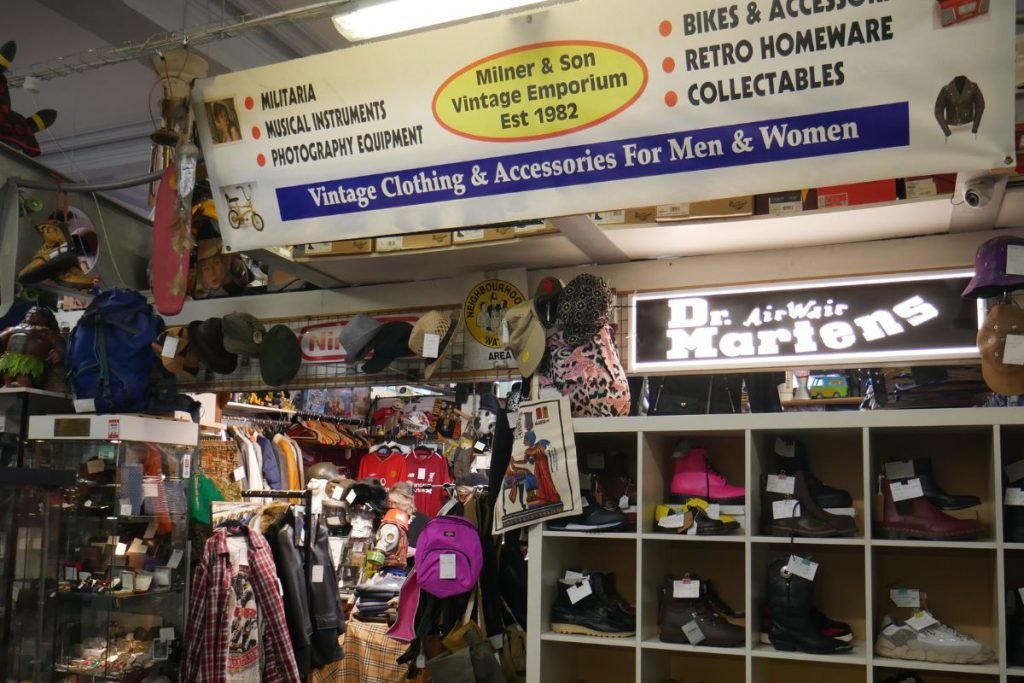 Milner and Son vintage shop, Manchester.