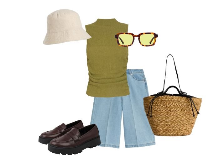 Chunky loafer outfits: Summer fit